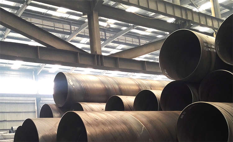 大型知名螺旋鋼管，欽州鋼材場大口徑鋼管，dn500mm螺旋管，自來水螺旋管廠家